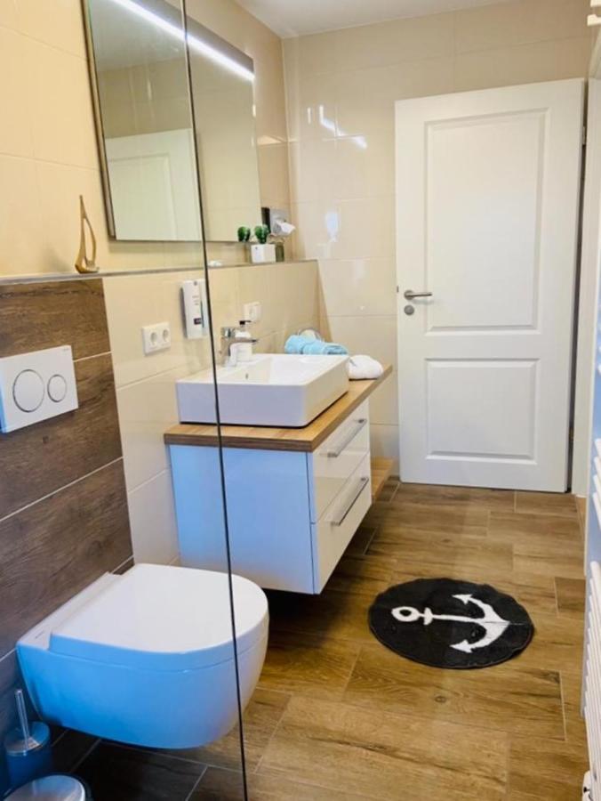 Duenenhaus Ferienwohnung De Dueuen Dree ヴァンガーオーゲ エクステリア 写真